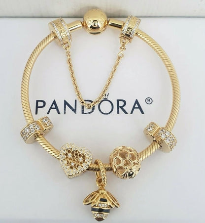 Pulsera y Charm con cierre de Corazón