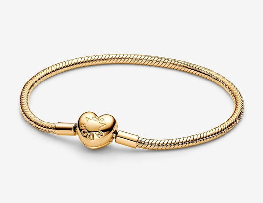 Pulsera y Charm con cierre de Corazón