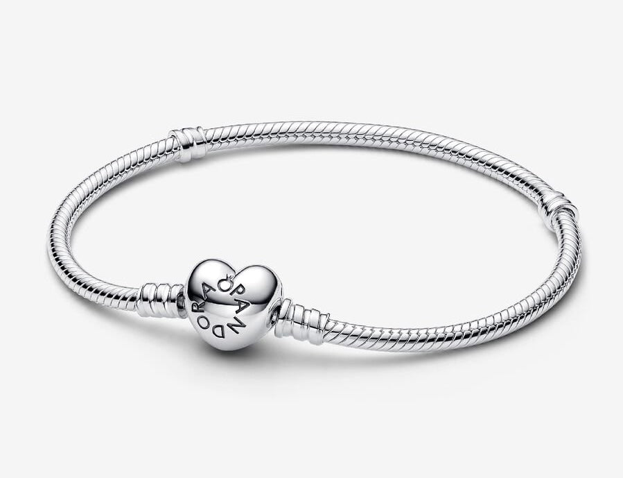 Pulsera y Charm con cierre de Corazón