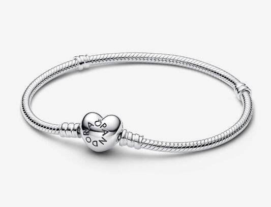 Pulsera y Charm con cierre de Corazón