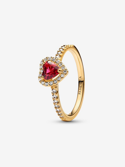 Anillo Corazón en Relieve