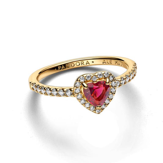 Anillo Corazón en Relieve